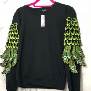 Black Feather sweater